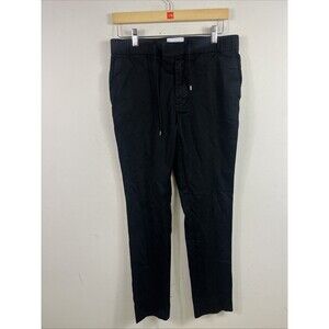 L'ESTRANGE LONDON Pants Men M 30x31 The 24 Trouser Black